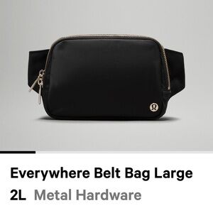 Lululemon metal belt bag